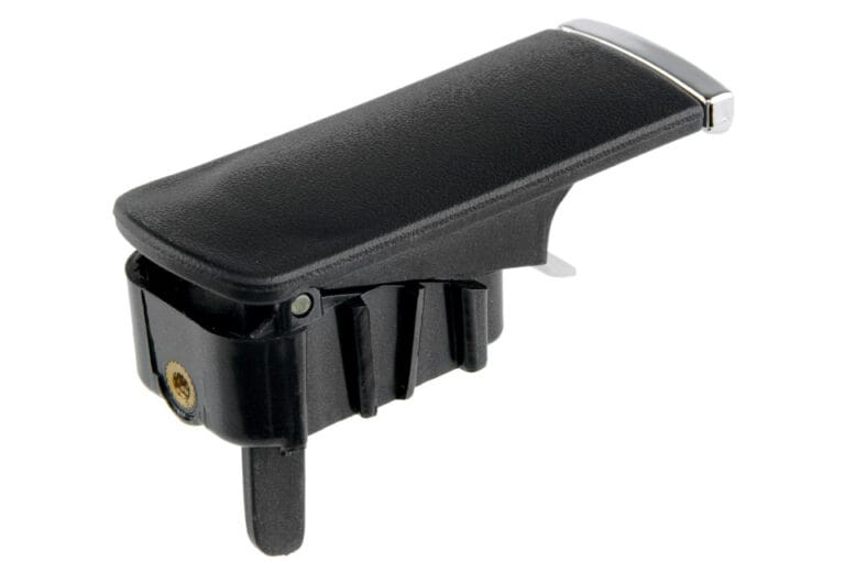 Дръжка за отваряне на жабка AUDI A4 B6 2000-2004, A4 B7 2004-2008, черна, без отвор за ключ,