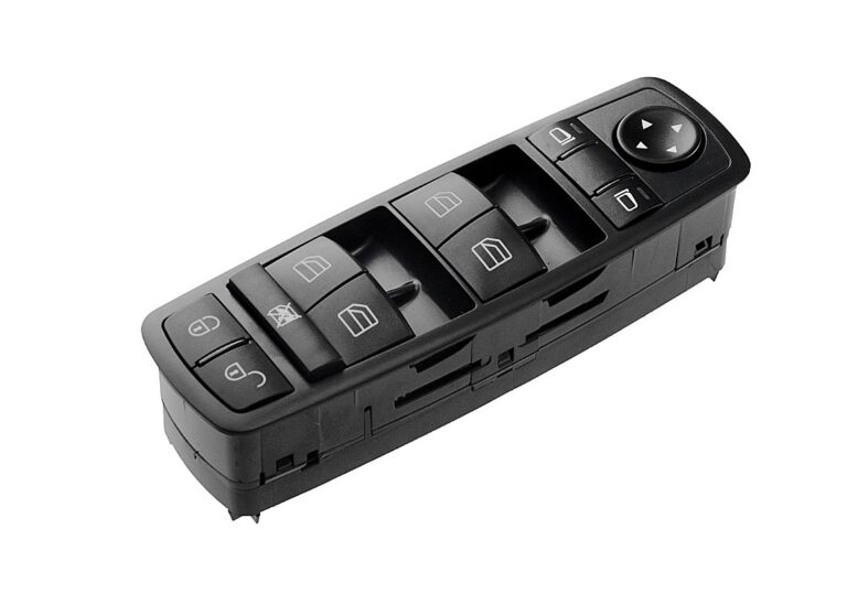 Бутони Ключ за ел.стъкла Mercedes A W169, B W245, Без Прибиране, 3 ПИН